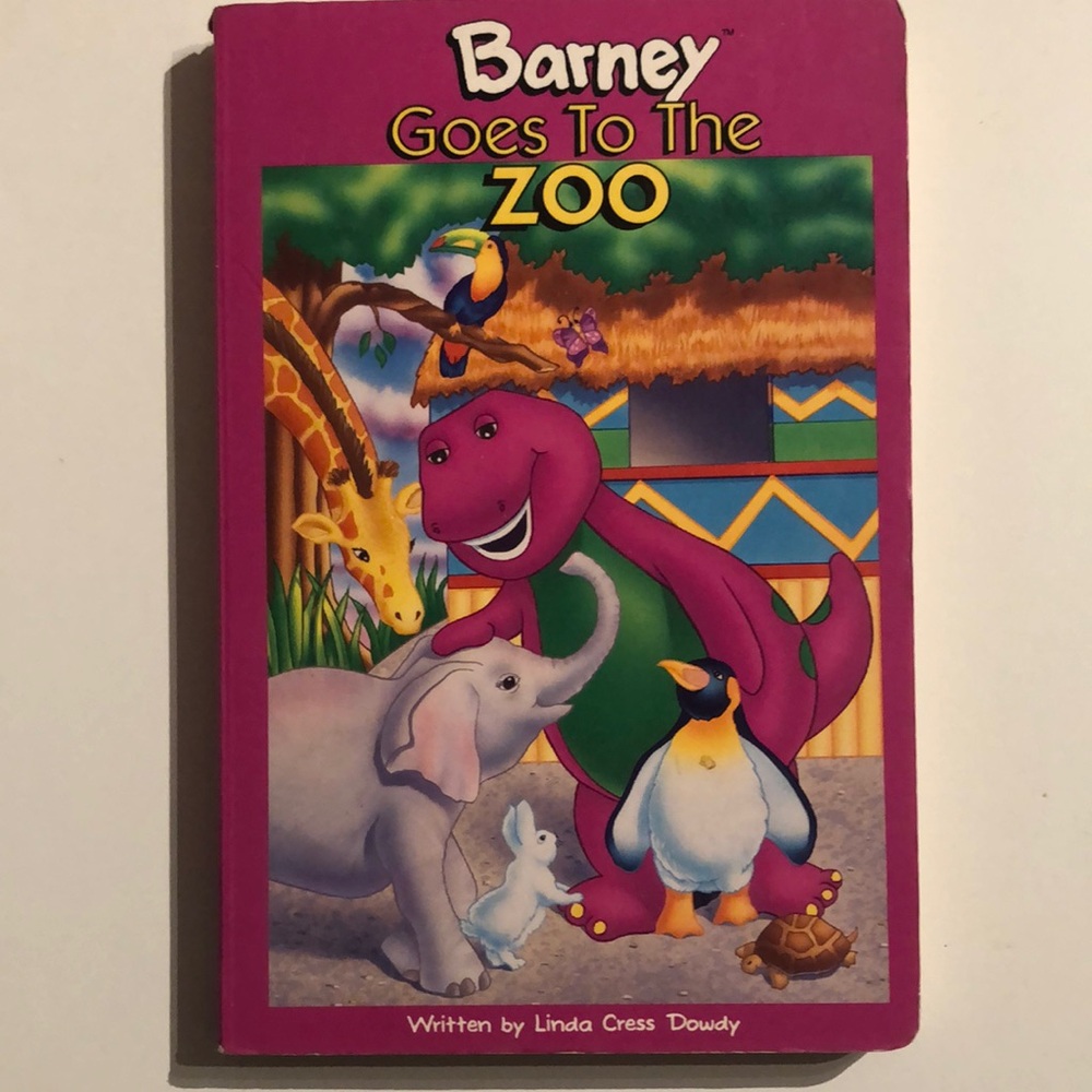 5for$20📗Barney Goes to the Zoo - 1993